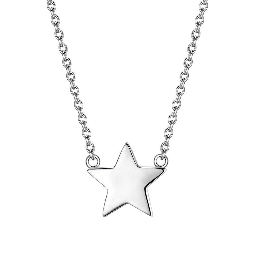 Glanzstücke München Naszyjnik srebrny Gwiazda srebro wysokiej próby srebrny Naszyjniki 1 ct Damski