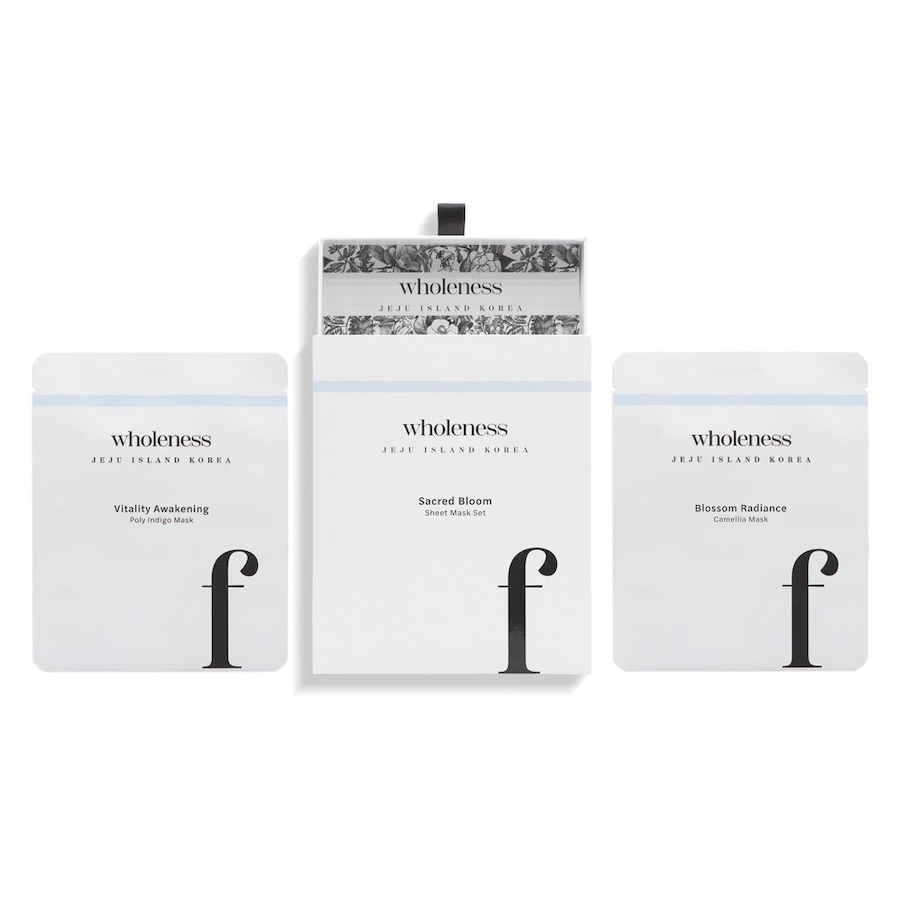 Wholeness Sacred Bloom Mask Set Maseczki nawilżające 1 ct Damski