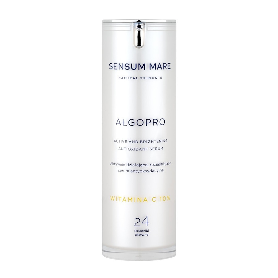 Sensum Mare ALGOPRO C Aktywnie działające, rozjaśniające serum antyoksydacyjne z witaminą C 10% - 24 składniki aktywne Serum z witaminą c 30 ml