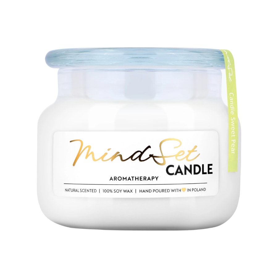 Mindset Cosmetics Świeca sojowa Sweet Pear Świeczki 450 ml