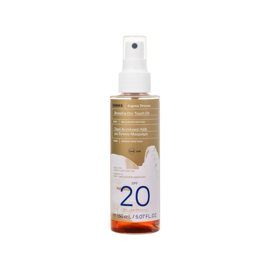 KORRES AEGEAN BRONZE OLEJEK DO CIAŁA SPF20 Olejki do ciała 150 ml