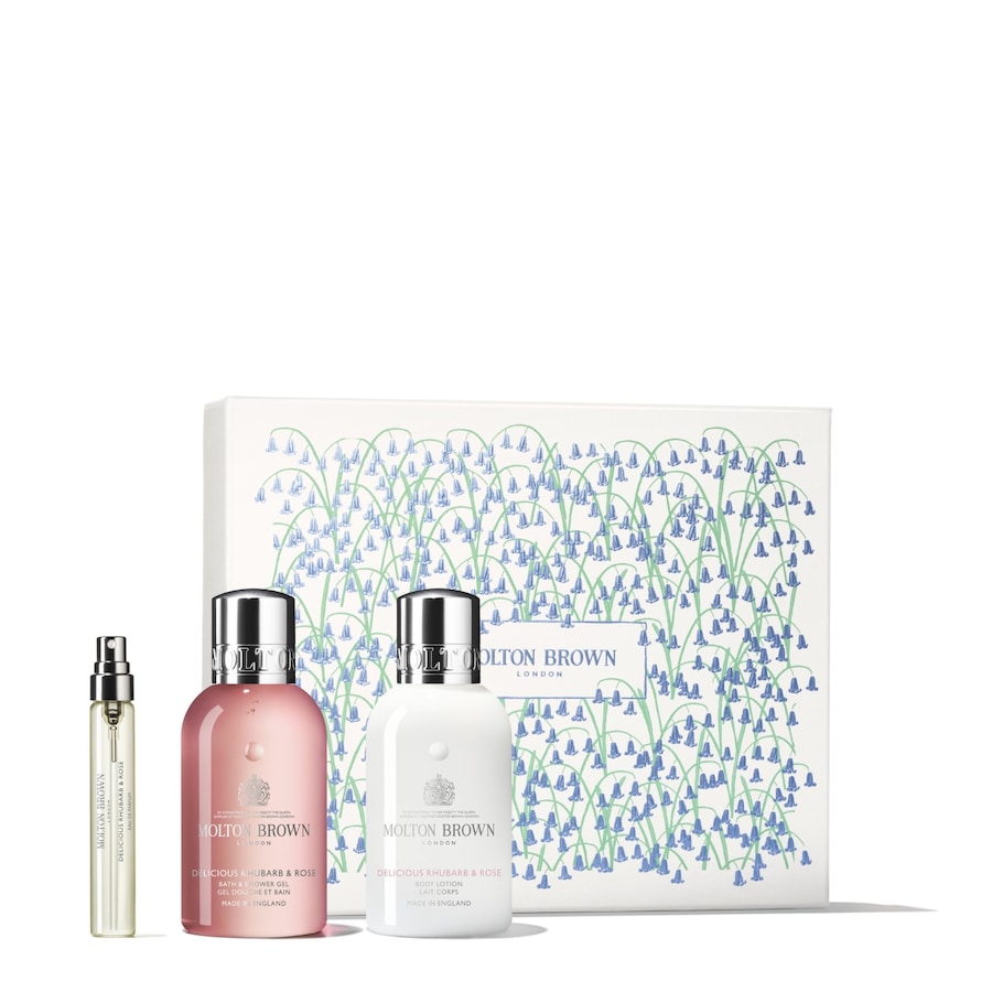 Molton Brown Specials Delicious Rhubarb & Rose Travel Gift Set Zestaw podróżny 1 ct Damski