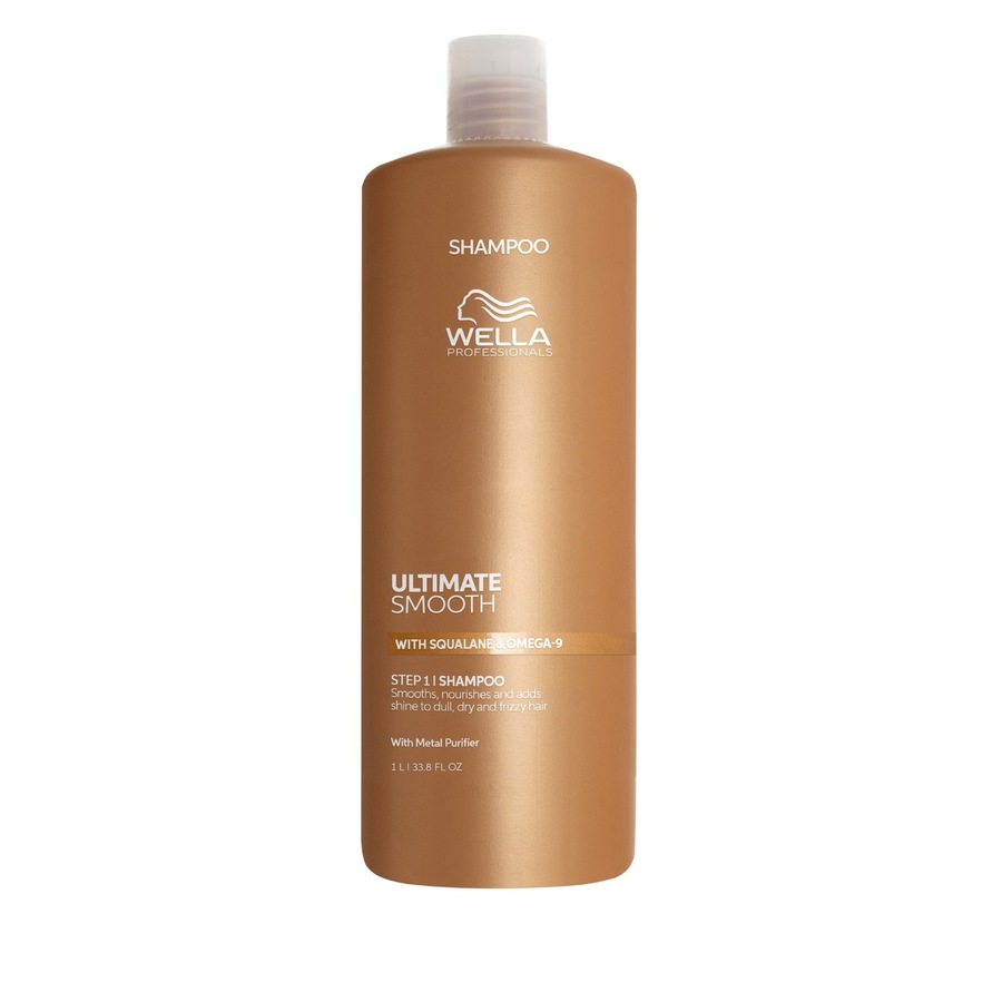 Wella Wella Professionals Ultimate Smooth, odżywczy szampon i włosów suchych i puszących, 1000 ml Szampony