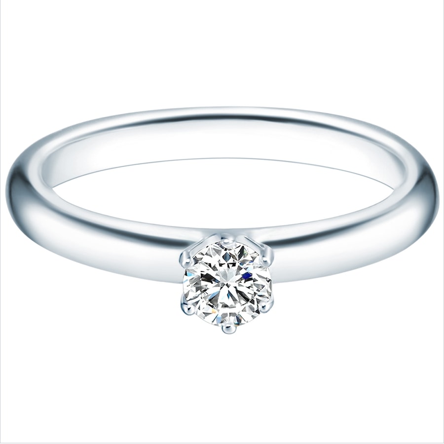 Trilani Srebrny pierścionek srebro wysokiej próby Cyrkonia srebrny Pierścionki 1 ct Damski