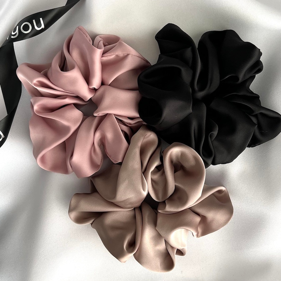 POSHYOU Zestaw gumek scrunchies MAXI Gumki do włosów 1 ct