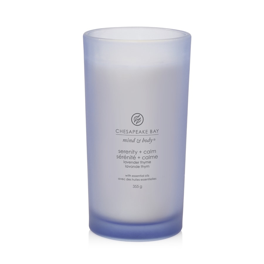 Chesapeake Bay ŚWIECA DUŻA Z 3 KNOTAMI SERENITY & CALM (LAVENDER THYME) Świeczki 355 g