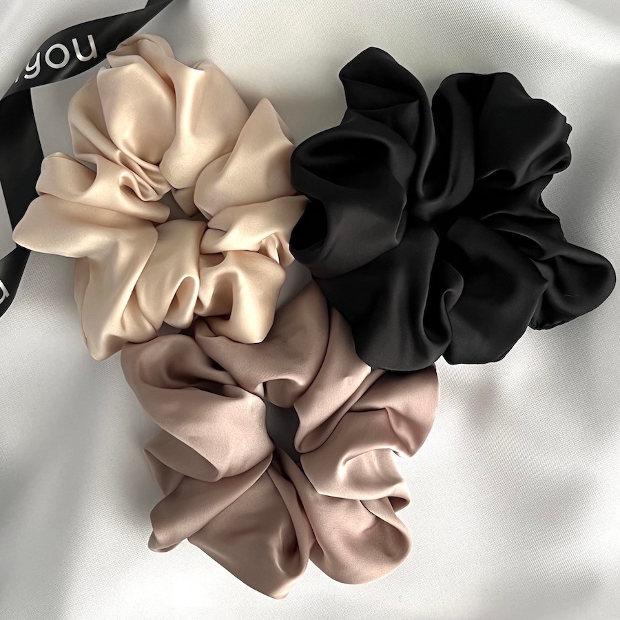 POSHYOU Zestaw gumek scrunchies MAXI Gumki do włosów 1 ct