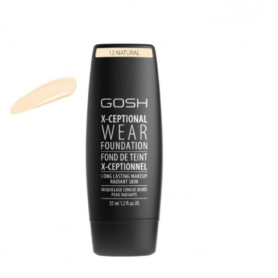 Gosh Copenhagen X-Ceptional Wear Foundation Long Lasting Makeup Podkłady 30 ml 12 Natural