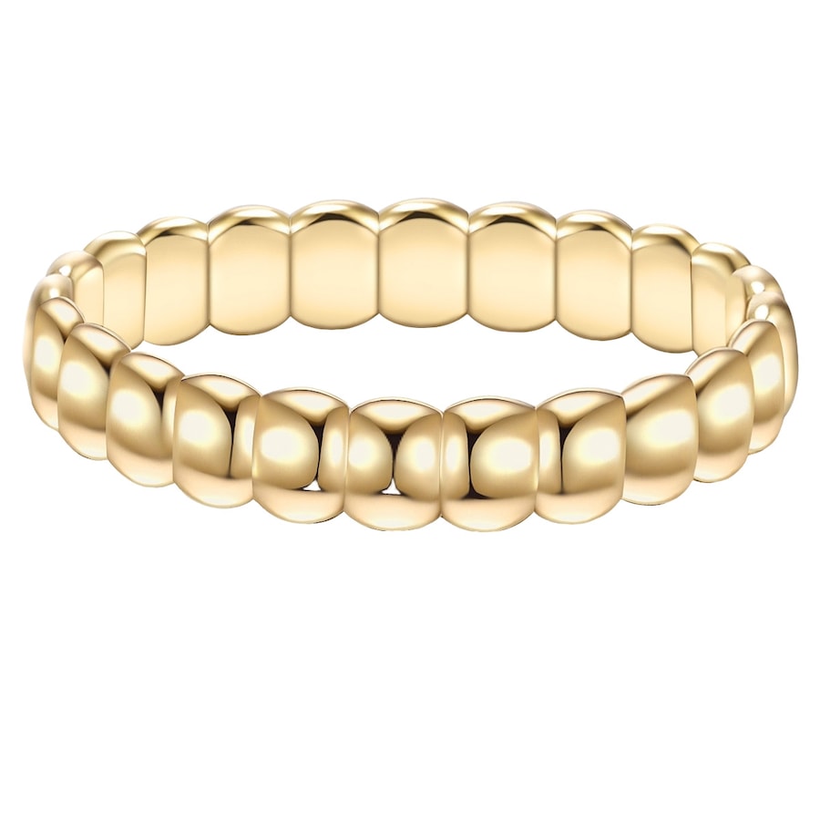 Glanzstücke München Srebrny pierścionek srebro wysokiej próby Cyrkonia żółte złoto Pierścionki 1 ct Damski