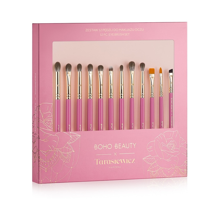 Boho Beauty BOHO X TARASIEWICZ ZESTAW 12 PĘDZLI DO OCZU Zestawy pędzli do makijażu 1 ct 1 szt.