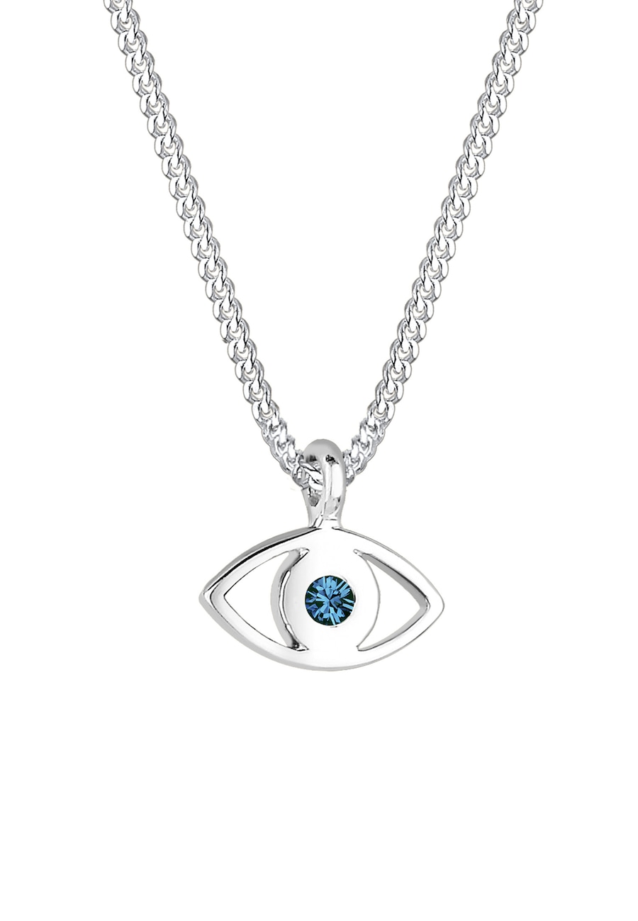Elli Elli Naszyjnik Evil Eye Kristalle 925 Sterling Silber Naszyjniki 1 ct Damski