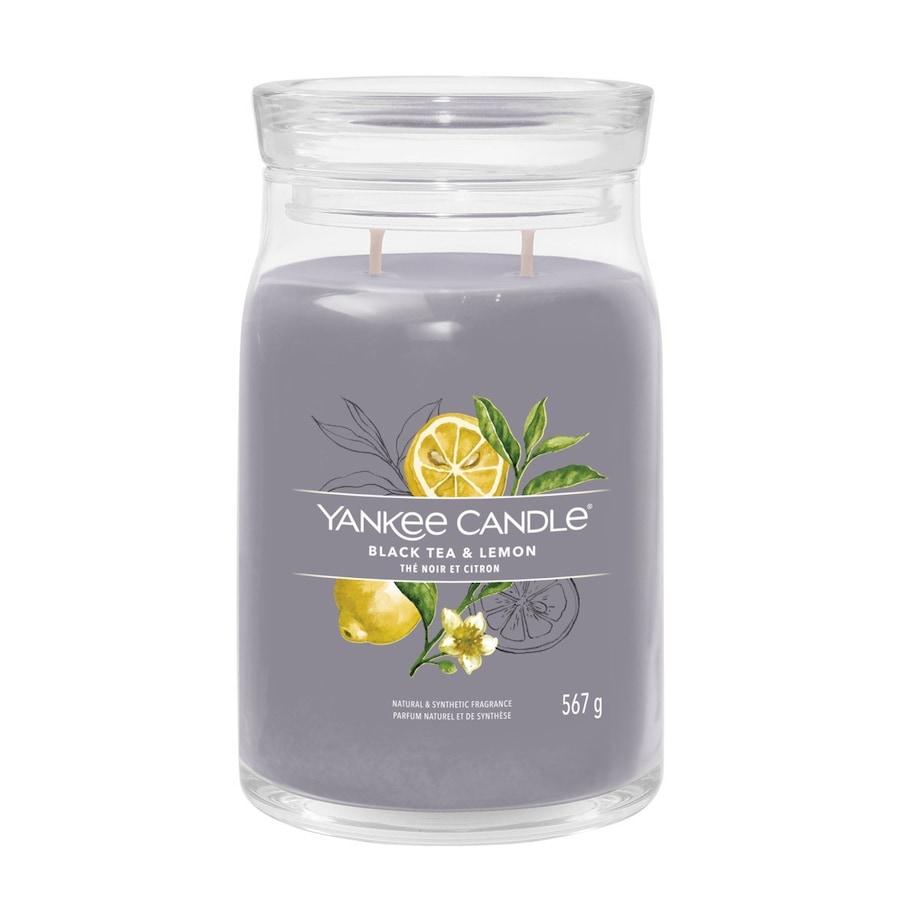 YANKEE CANDLE BLACK TEA & LEMON Świeczki 567 g