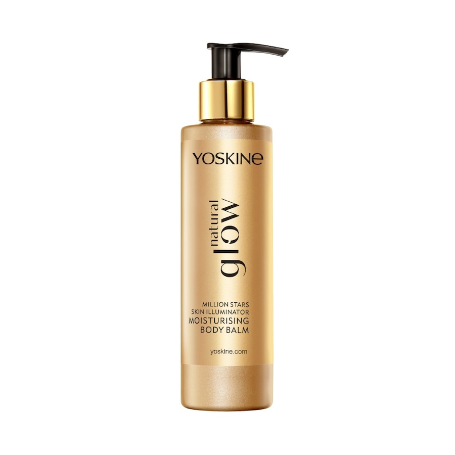 Yoskine Yoskine Natural Glow, nawilżający balsam do ciała z drobinkami, 195 ml Balsamy do ciała 200 ml Damski
