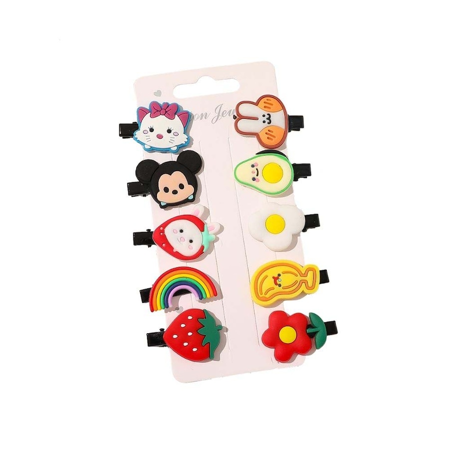 SOHO SOHO Tulle spinki do włosów - mix Klamry i spinki do włosów 10 ct Biały Damski