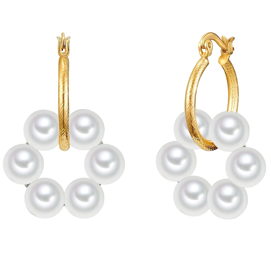 Yokoamii Kolczyki Mosiadz Srebrny Kolczyki koła 1 ct Damski