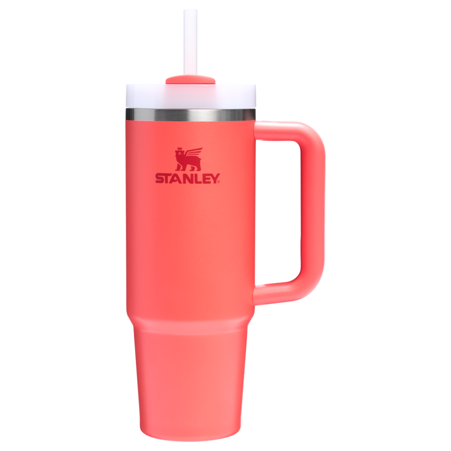 Stanley Kubek ze słomką - 0,89L - THE QUENCHER H2.0 FLOWSTATE™ TUMBLER Butelki 1 ct Koralowy