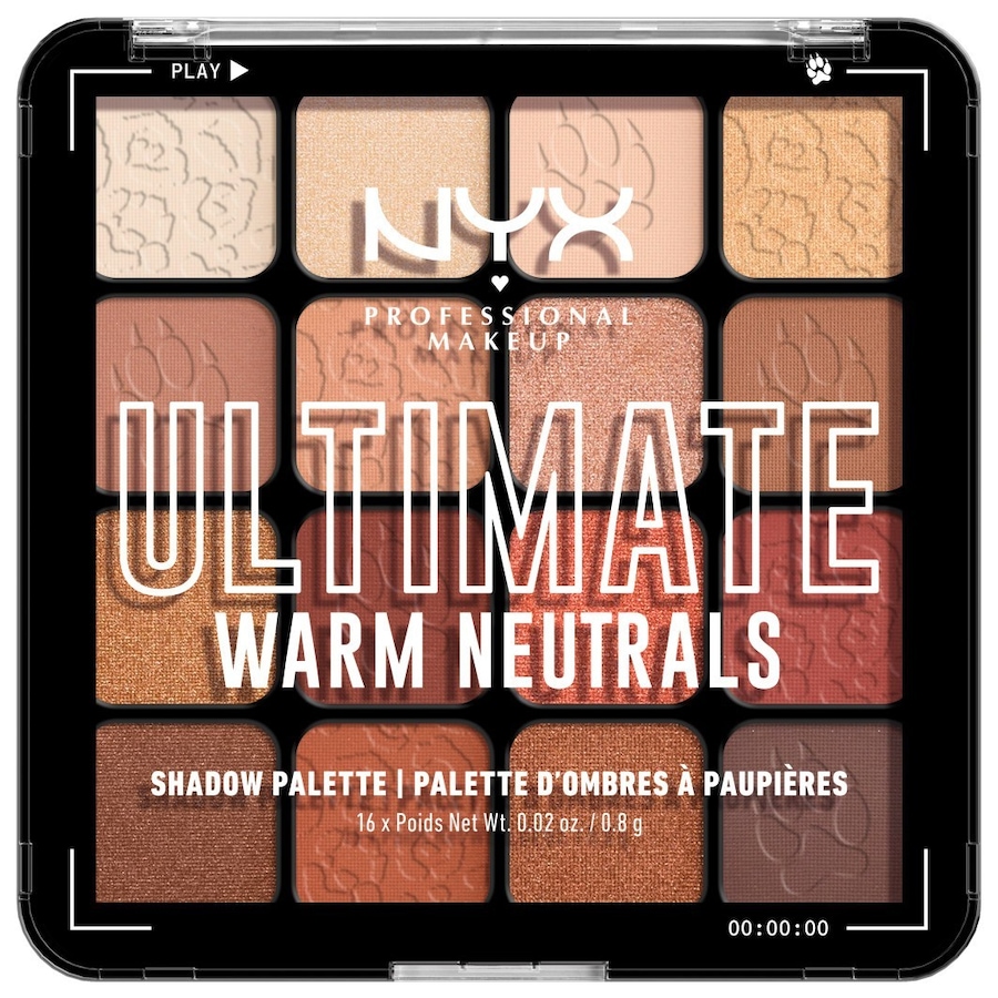 NYX Professional Makeup Ultimate Shadow Palette Paletki cieni i zestawy kosmetyków 12,8 g WARM NEUTRAL