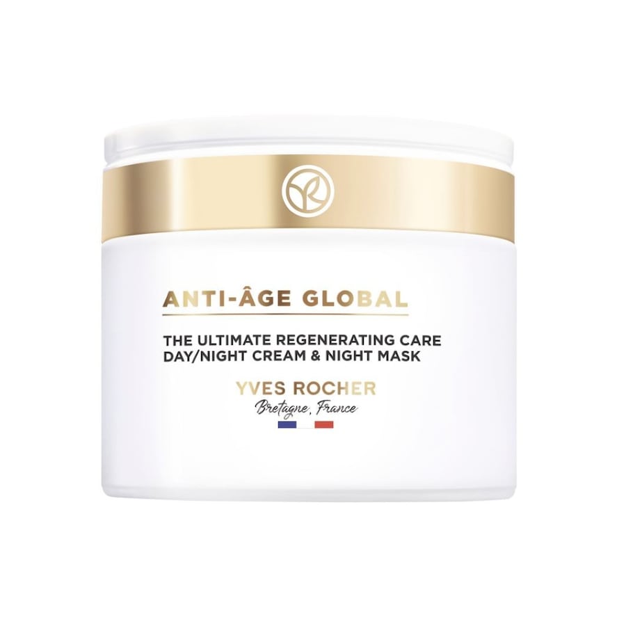 Yves Rocher PRZECIWZMARSZCZKOWY KREM REGENERUJĄCY NA DZIEŃ I NA NOC & MASKA NA NOC 75 ml Kremy do twarzy