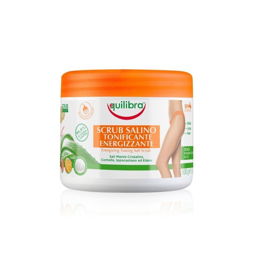 Equilibra Tonizująco - energetyzujący peeling solny do ciała Peeling do ciała 600 g