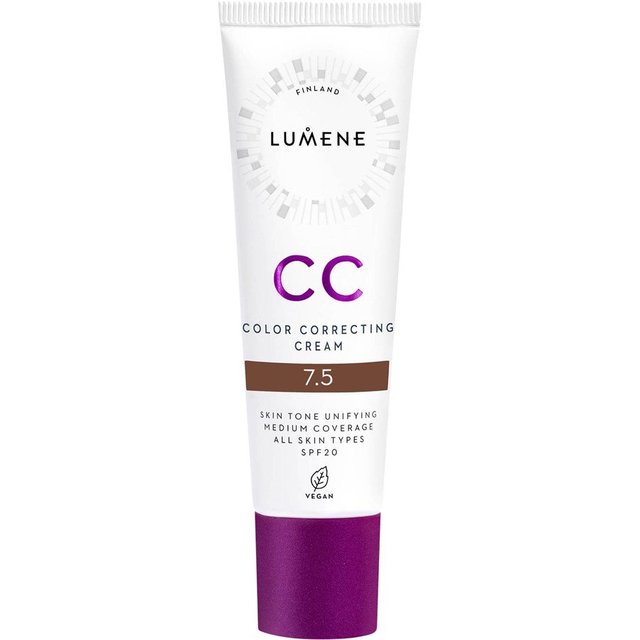 Lumene Krem korygujący kolor CC SPF 20 Kremy BB i CC 30 ml No. 7.5
