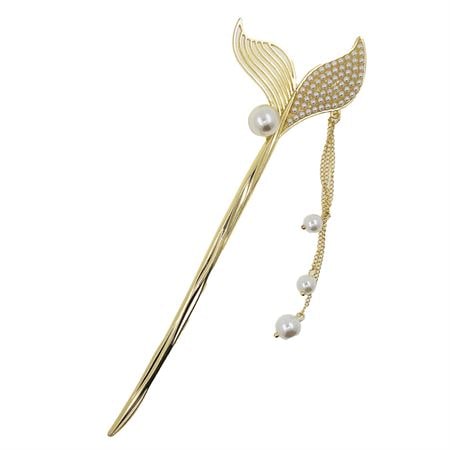 Chris Rubin Halia Szpilka do włosów Ozdoby do włosów 1 ct Jasnobrązowy