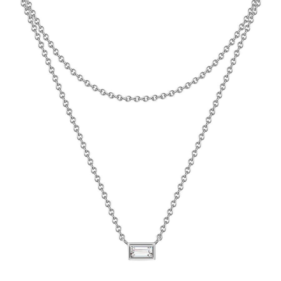 Glanzstücke München Łańcuszek Srebro wysokiej próby Żółte złoto Naszyjniki 1 ct Damski