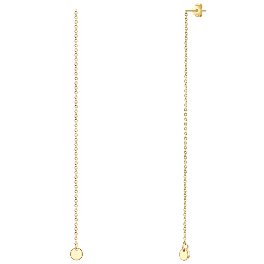 Glanzstücke München Kolczyki Okrag z Srebro wysokiej próby w Żółte złoto 1 ct Damski