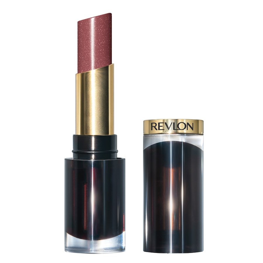 Revlon Revlon Super Lustrous Glass Shine Lipstick Glazed Mauve, pomadka do ust, kremowa i nawilżająca formuła z kwasem hialuronowym, aloesem i kwarcem