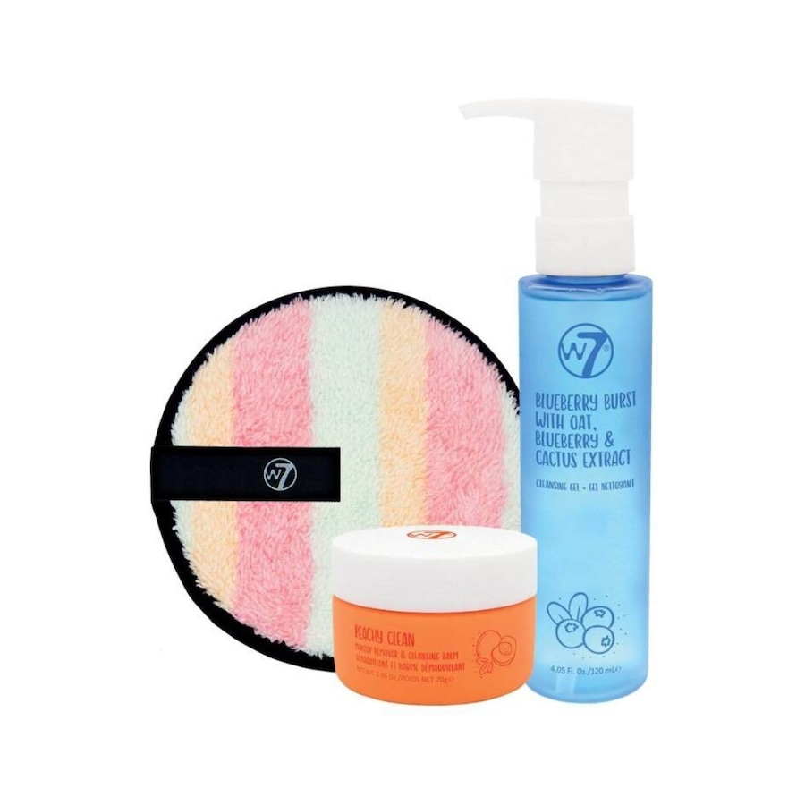 W7 DOUBLE CLEANSING Gift Set ZESTAW DO OCZYSZCZANIA TWARZY Zestawy do oczyszczania twarzy 1 ct