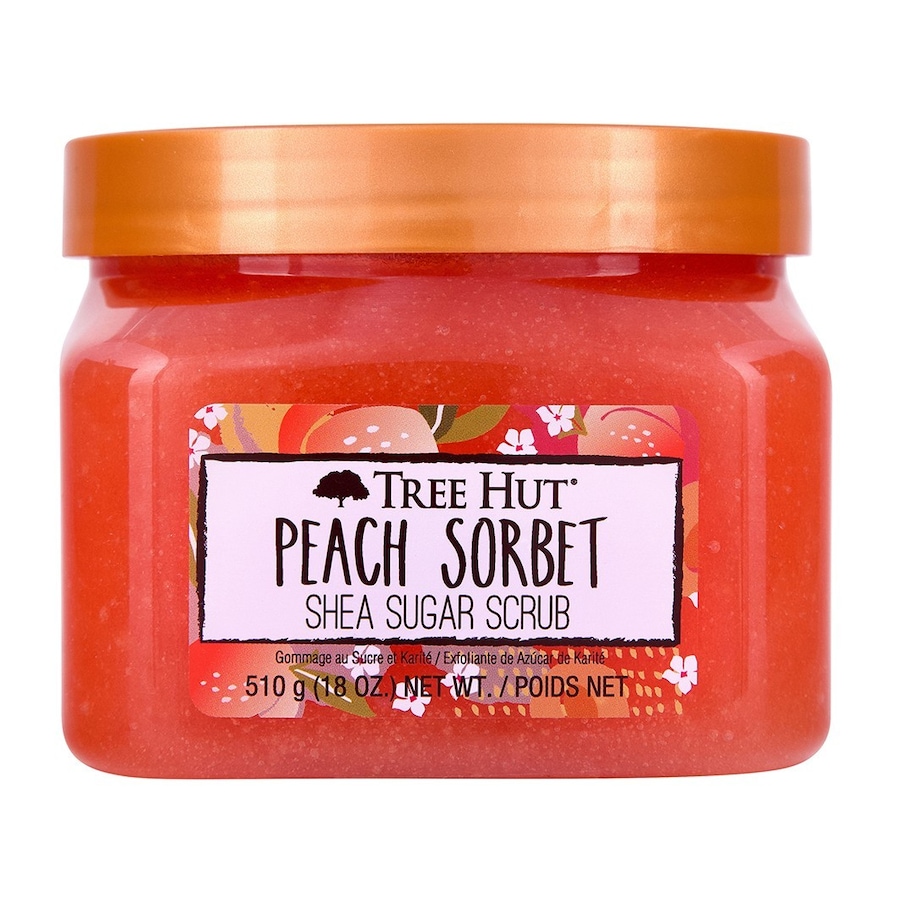 Tree Hut Shea Sugar Scrub Peach Sorbet Peeling do stóp 510 g