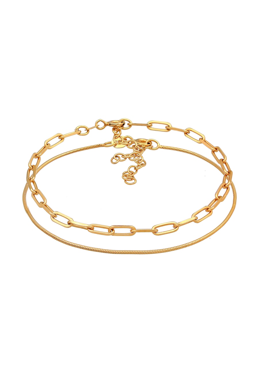 Elli PREMIUM Damski zestaw Basic 2 częściowy ze srebra próby 925 Sterling Silver Bransoletki 1 ct