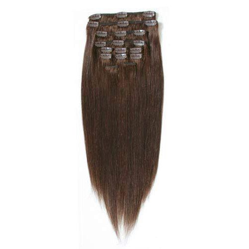 Fashiongirl Fashiongirl Przedłużenie włosów Clip-in #60 Platynowy blond - 65 cm Przedłużanie włosów 1 ct Czarny