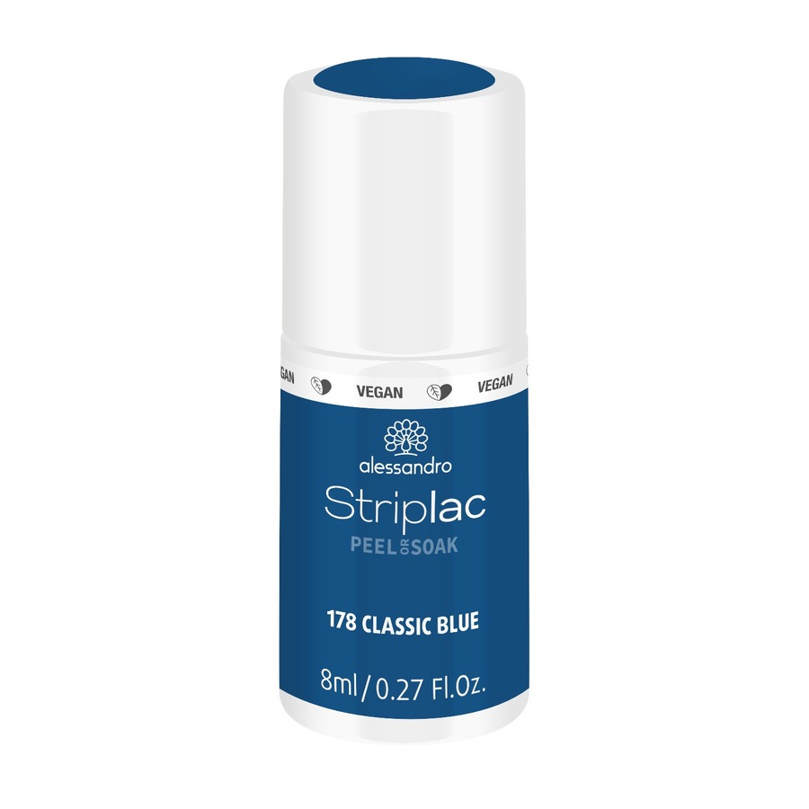 Alessandro Striplac STRIPLAC PEEL OR SOAK - VEGE Lakiery do paznokci 8 ml 178 - CLASSIC BLUE