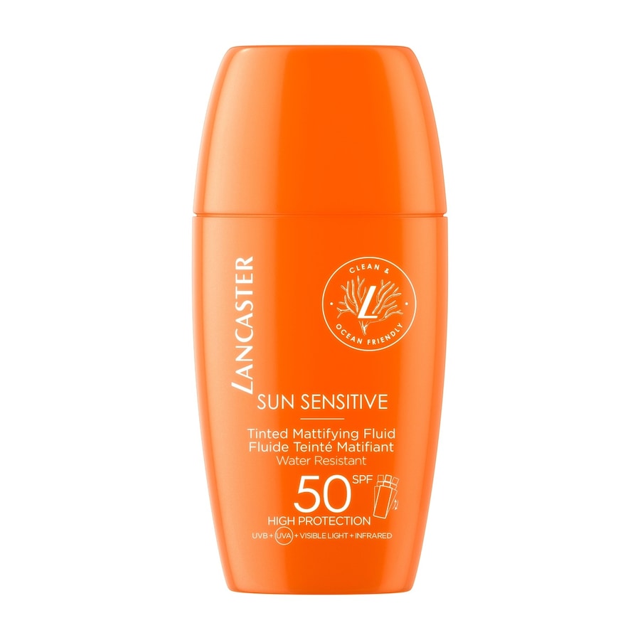 Lancaster Kremy do opalania Sun Sensitive Tinted Mattifying Fluid SPF 50 Ochrona przeciwsłoneczna 30 ml