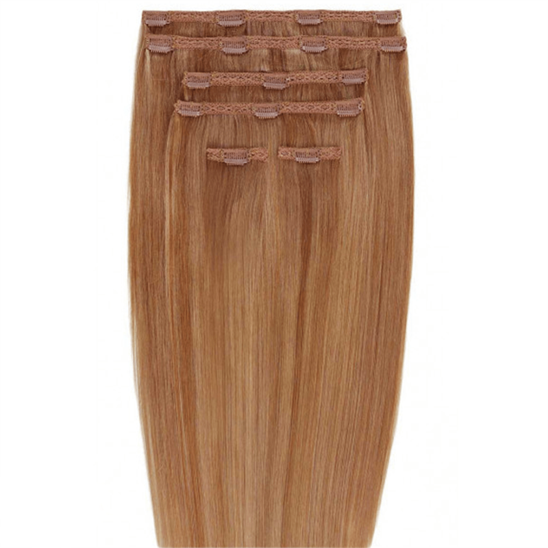 Gold24 Gold24 Przedłużenie włosów Clip-in #4 Brązowy - 60 cm Przedłużanie włosów 1 ct Brązowy