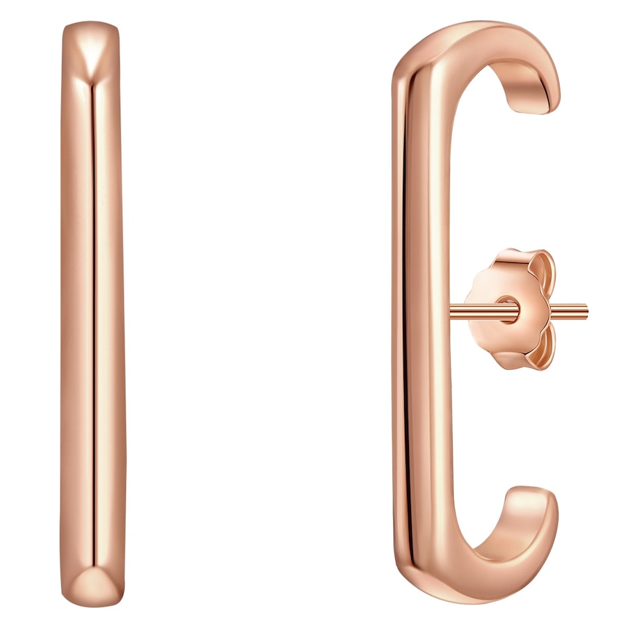 Glanzstücke München Srebrne kolczyki sztyfty srebro wysokiej próby różowe złoto Kolczyki 1 ct Damski