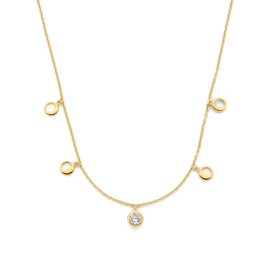 Violet Hamden Naszyjnik Violet Hamden Luna złoty - 925 sterling silver/pozłacany Naszyjniki 1 ct Damski