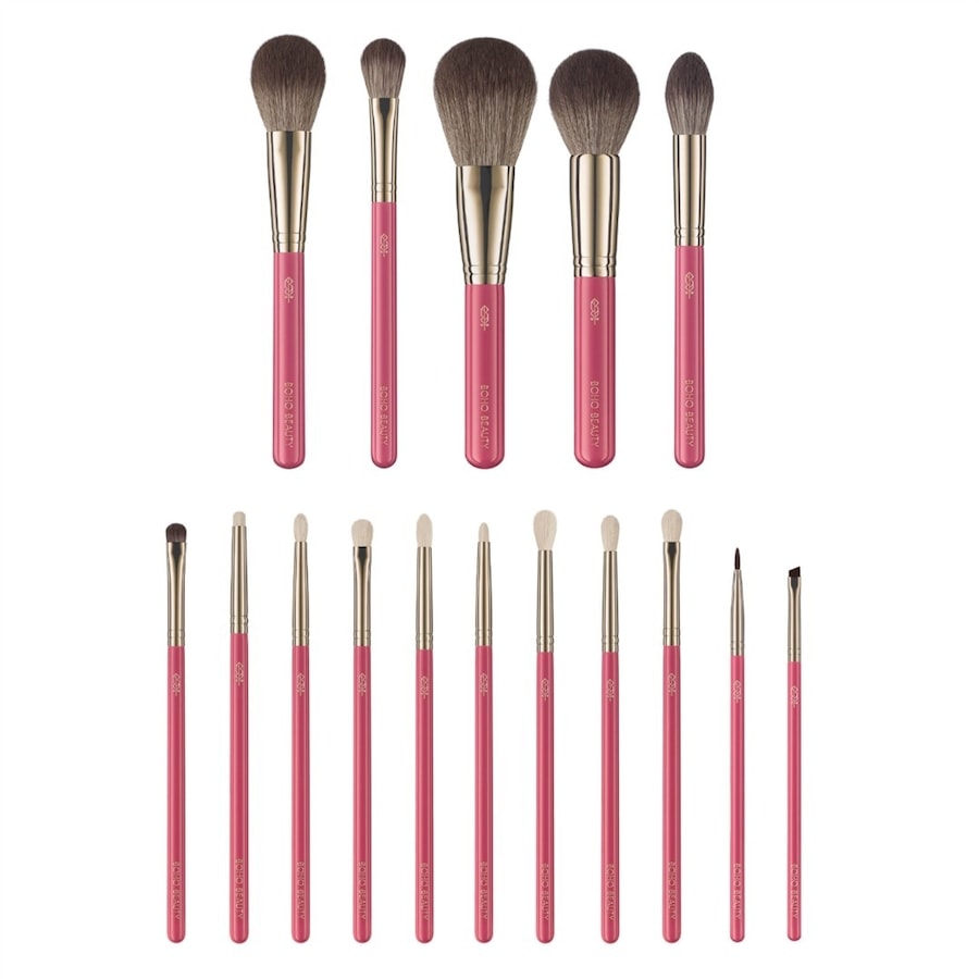 Boho Beauty ROSE TOUCH 16PC. BRUSH SET Zestawy pędzli do makijażu 1 ct