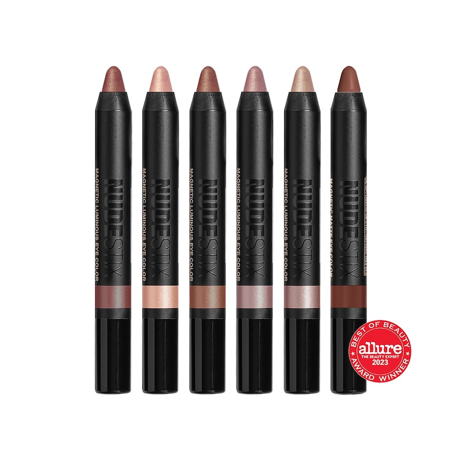 Nudestix Cienie do powiek 1 ct NUDE BEACH 6 PC - EYE PENCIL PALETTE