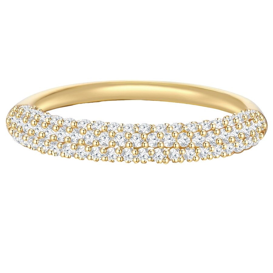 Glanzstücke München Srebrny pierścionek srebro wysokiej próby Cyrkonia żółte złoto Pierścionki 1 ct Damski