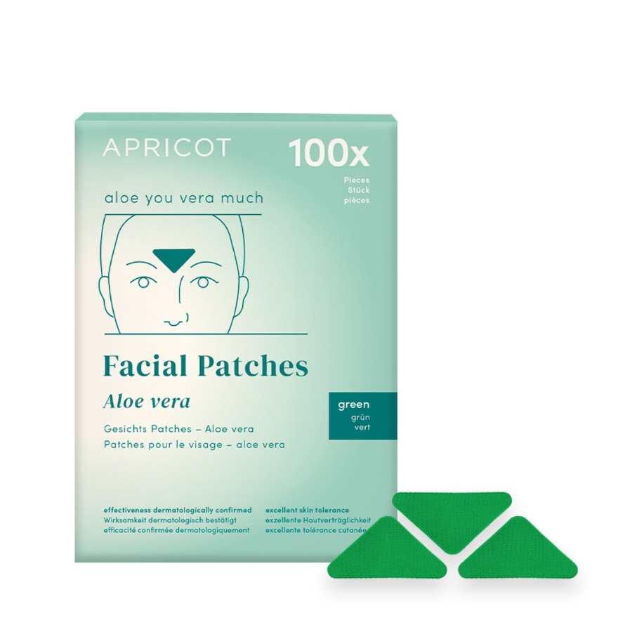 Apricot Facial Patches Aloe Vera Maseczki w płachcie 100 g