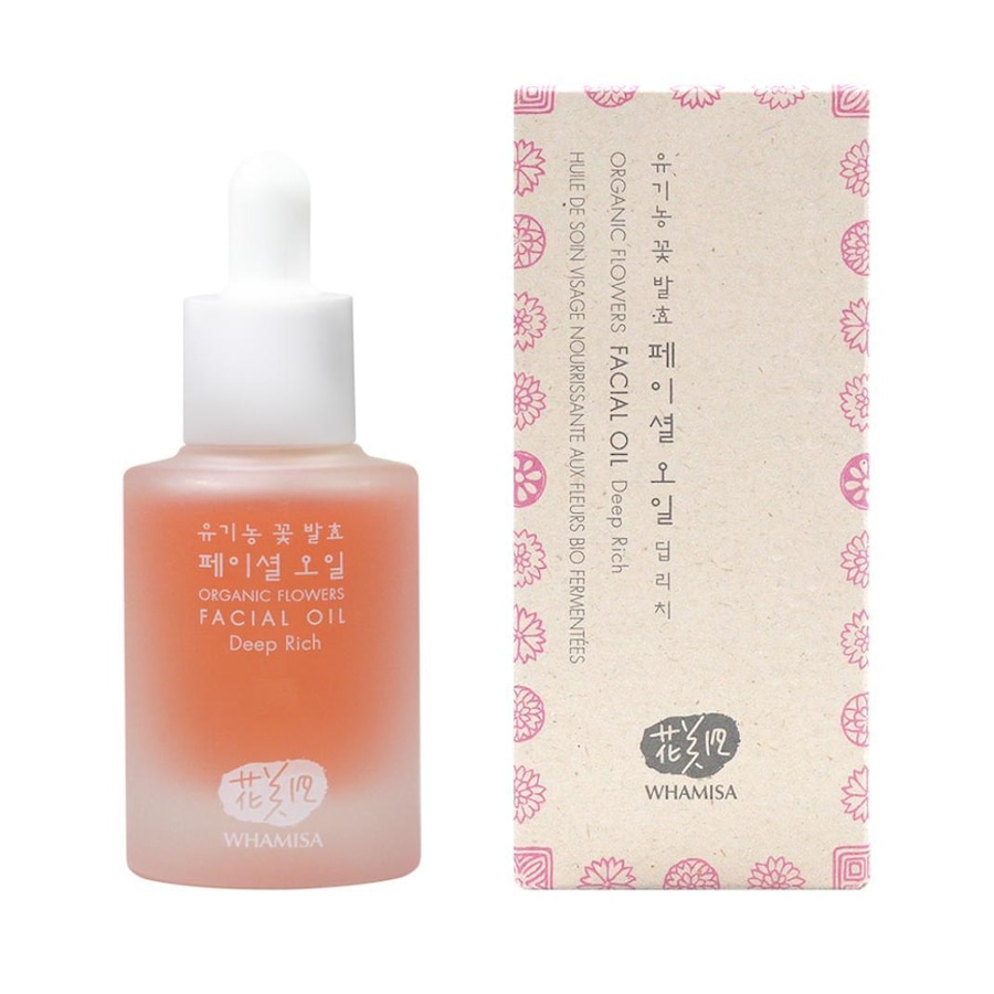 WHAMISA Serum nawilżające Organic Flowers Facial Oil Deep Rich Olejki do twarzy 26 ml