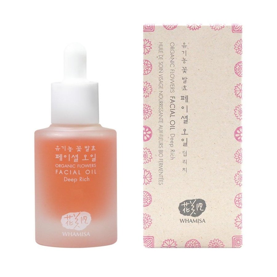 WHAMISA Serum nawilżające Organic Flowers Facial Oil Deep Rich Olejki do twarzy 26 ml