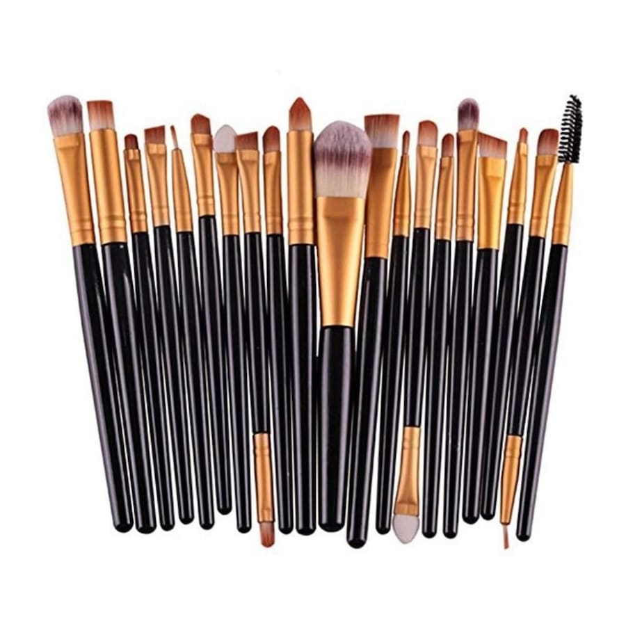 Technique Pro Technique PRO® Zestaw pędzli do makijażu 20 sztuk Zestawy pędzli do makijażu 20 ct Złoty / Czarny