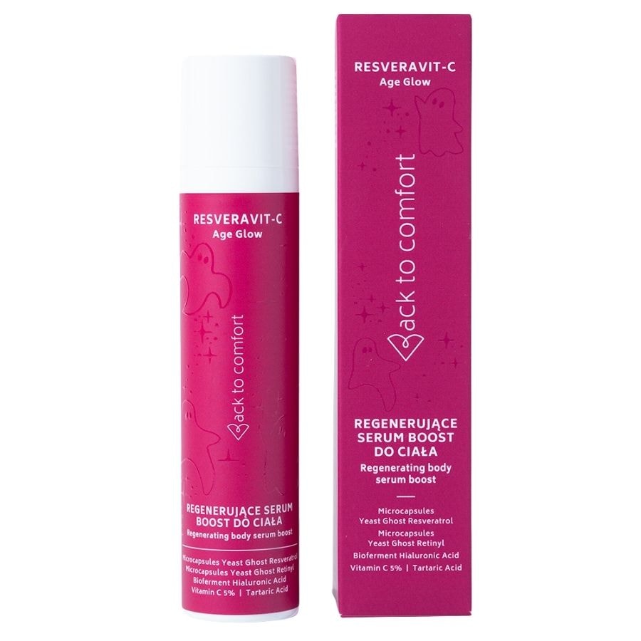 Back to comfort Resveravit-C Regenerujące serum do ciała AGE GLOW Serum przeciwzmarszczkowe 100 ml Damski