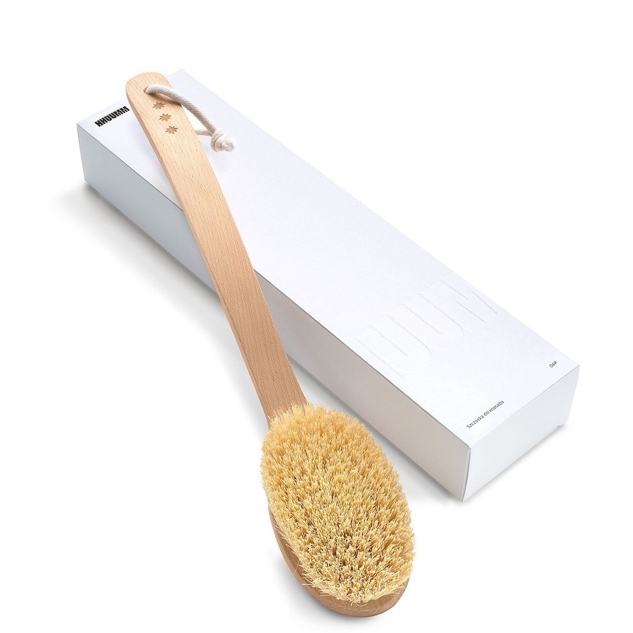 HHUUMM Szczotka do masażu ciała- włókno tampico, podwójnie gięta HHUUMM No.6P Akcesoria do pielęgnacji 1 ct