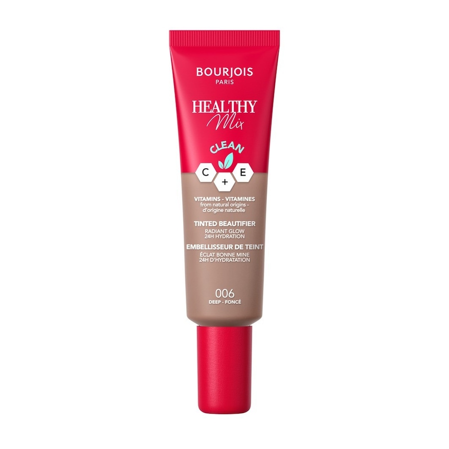 Bourjois Bourjois Healthy Mix Clean Tinted Beautifier upiększający krem tonujący, nawilżający tint do twarzy, nr 002 Light, 30 ml Kremy BB i CC 1 ct