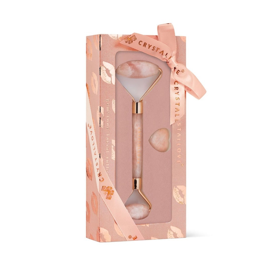 Crystallove Masażer do twarzy z kwarcu różowego SELFLOVE set Zestawy do pielęgnacji twarzy 1 ct