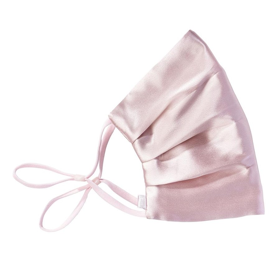 Slip Pure Silk Face Cover Black Maseczki ochronne 1 ct Srebrny