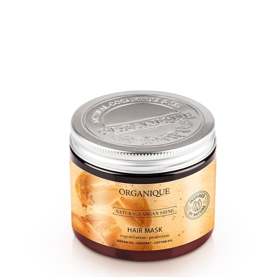 Organique Maska do włosów suchych i matowych Naturals Argan Shine Zestawy do pielęgnacji włosów 200 ml